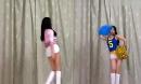 紫嘉儿少女时代 OH 舞蹈 红蓝分身啦啦队   弹幕视频网