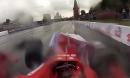 F1法拉利车队在莫斯科红场前表演尴尬出事故